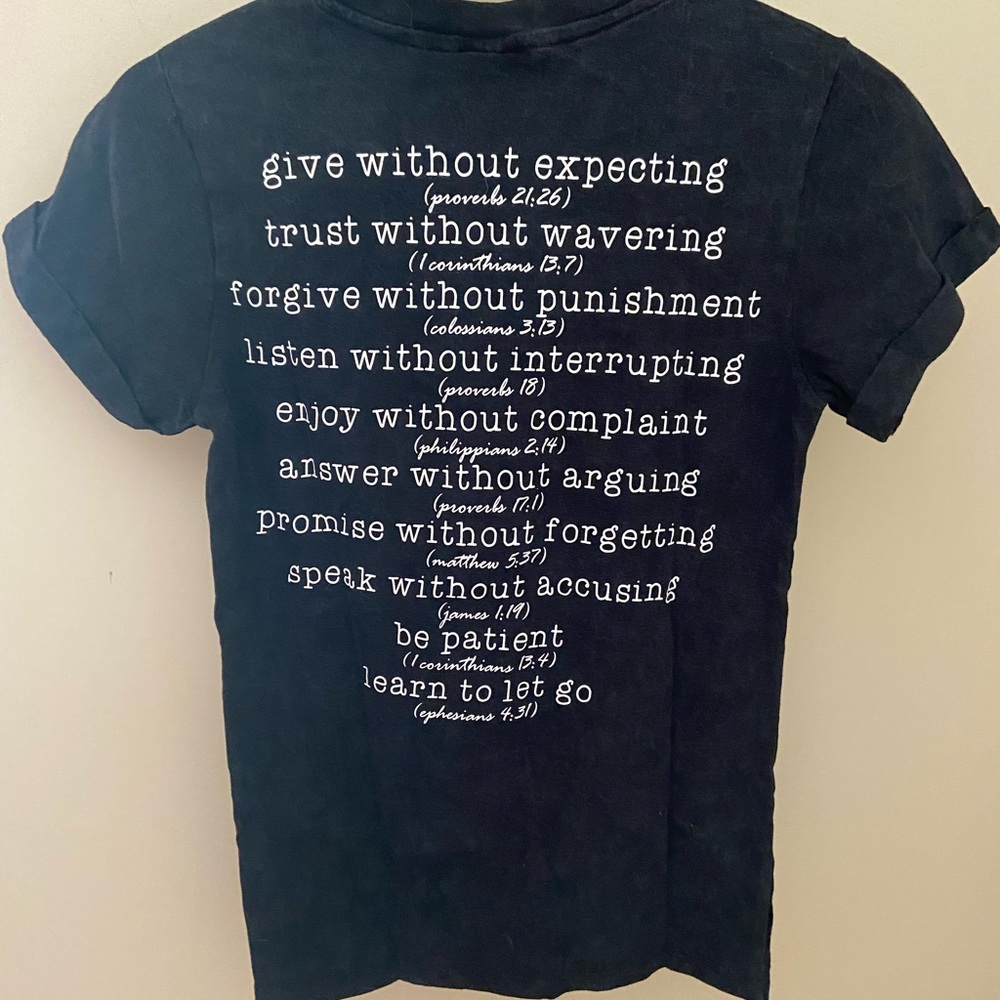 Bible verse shirt